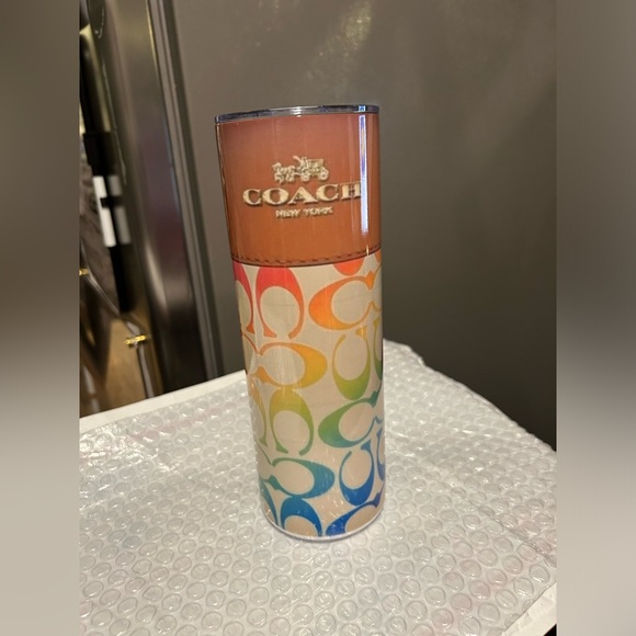 Brown and Multicolor tumbler 20 oz stainless steel in box.NWT - Picture 2 of 4